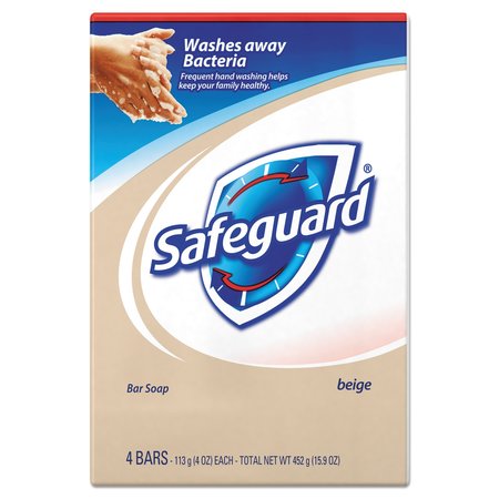 SAFEGUARD Deodorant Bar Soap, Light Scent, 4 oz, PK48 08833